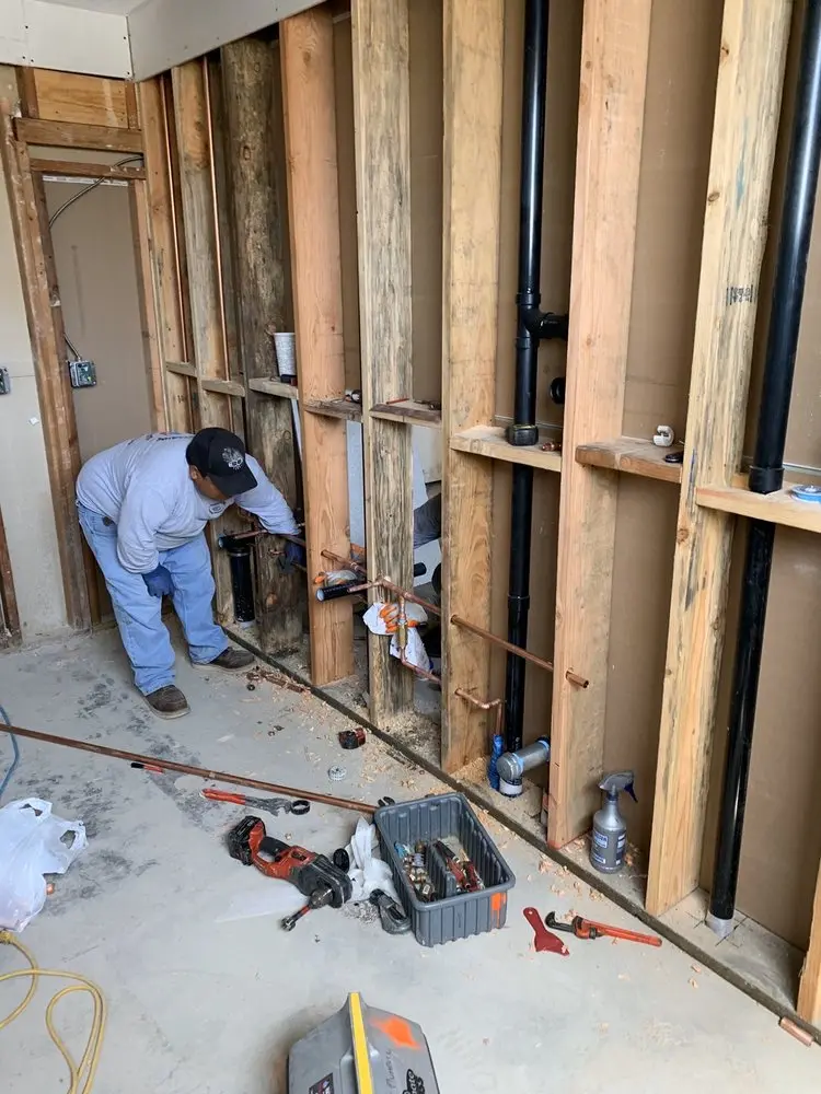 Commercial rough-in plumbing for Water Heater Replacement in Bealeton
